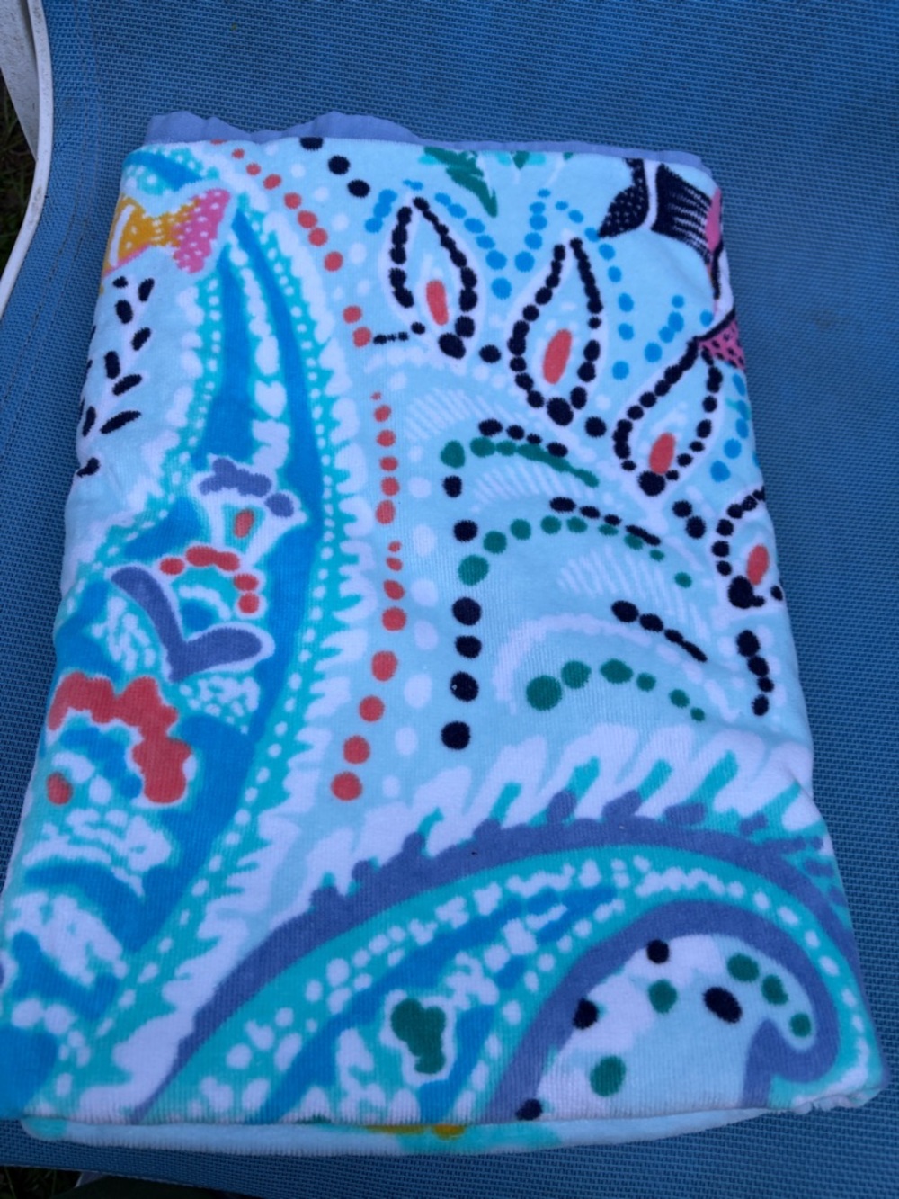 Vera Bradley Beachtown in sea creature, print large towel two sided print